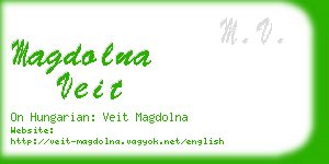 magdolna veit business card